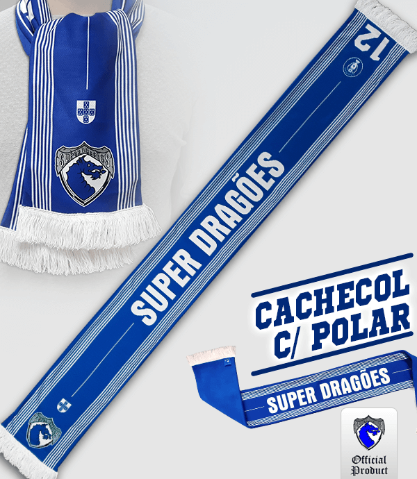 Loja Oficial Super Dragões - Cachecol Polar
