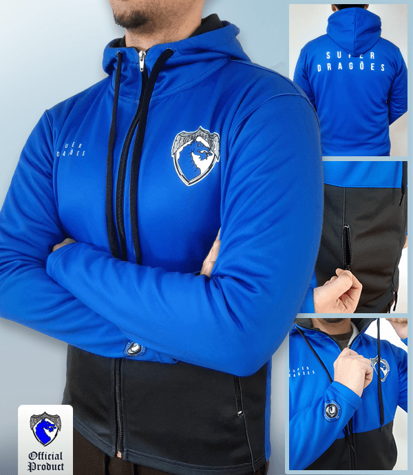 Loja Oficial Super Dragões - Casaco c/ Capuz